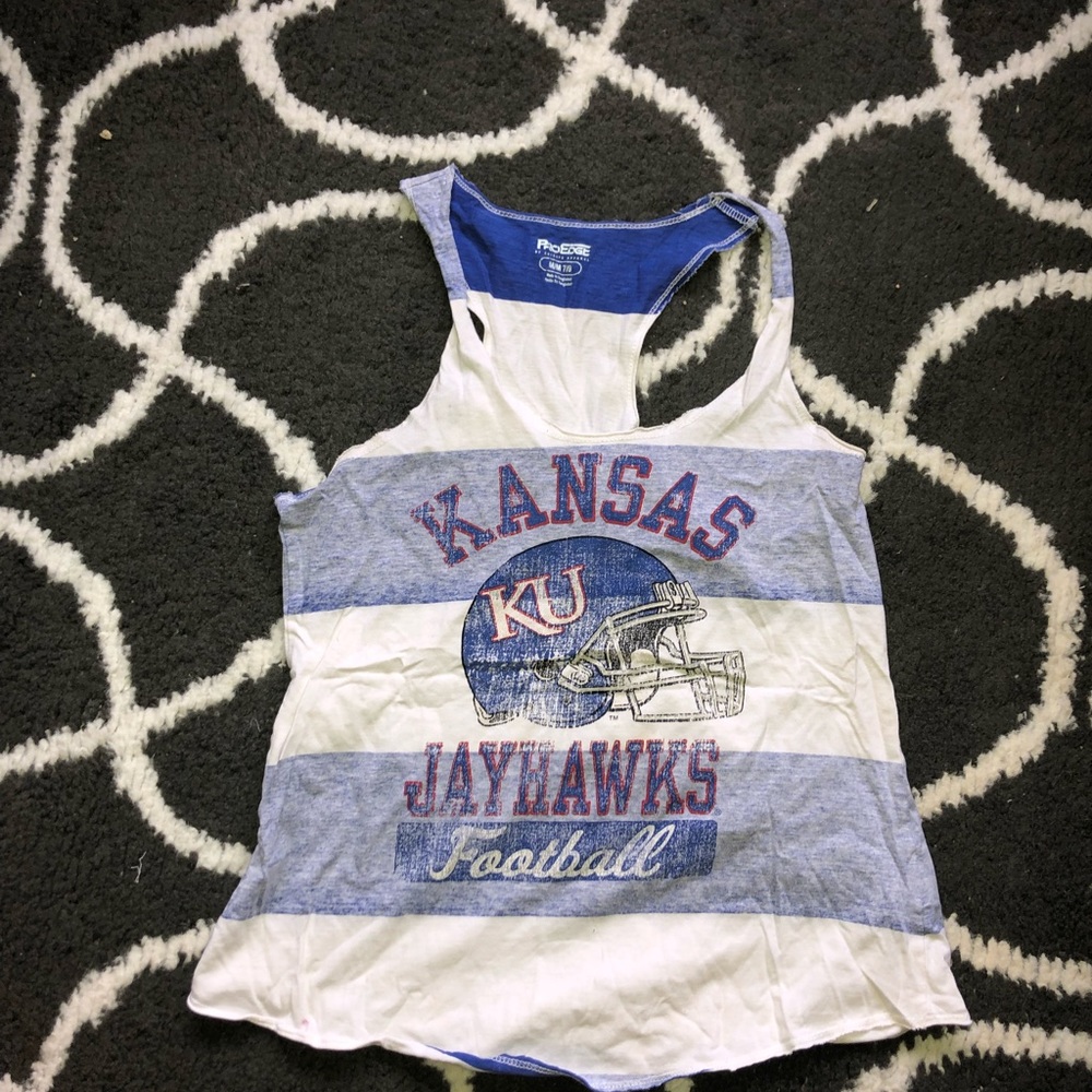Kansas Jayhawks football tank top